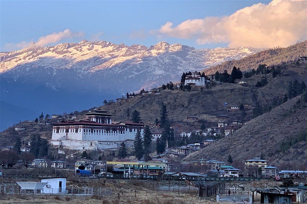 east to west Rinpung Dzong